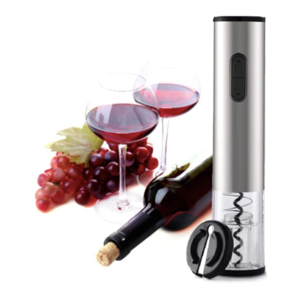 Abridor De Vinho Garrafa Saca Rolha Automático Recarregável