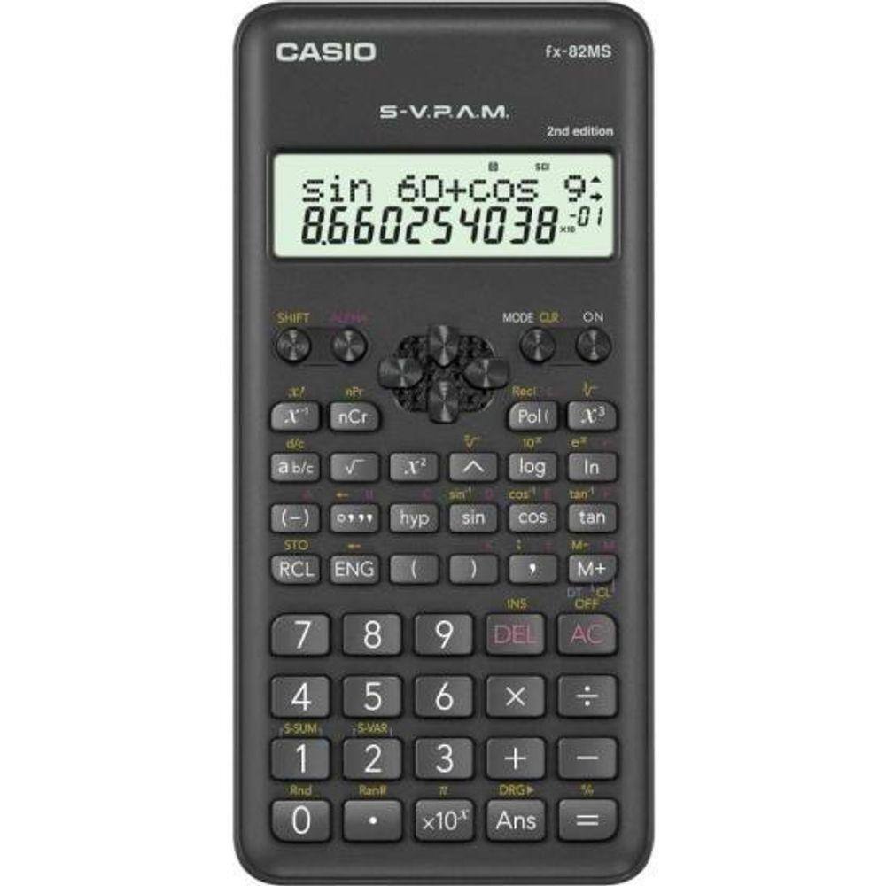 Calculadora Científica Casio Fx-82Ms-2-S4-Dh 240 Funções