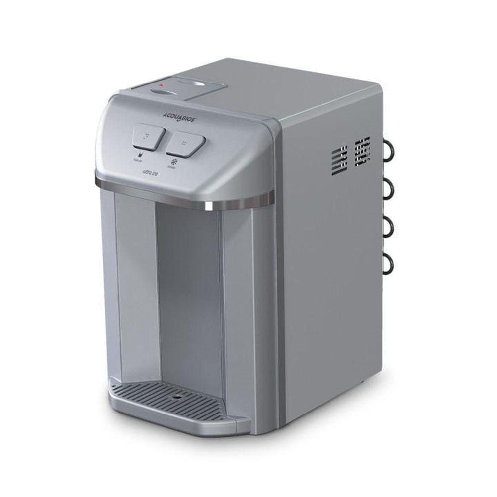 Filtro Purificador De Água Gelada Prata Acquabios Ultra Ice
