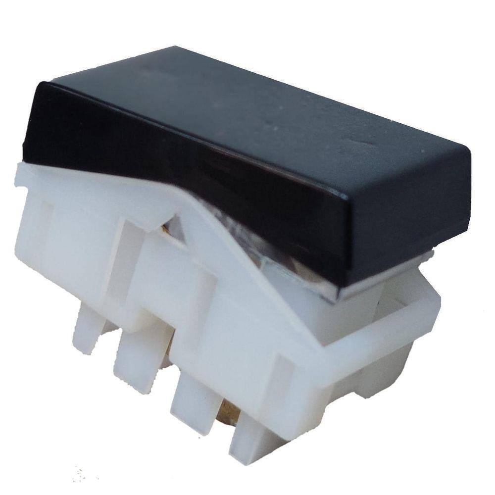 Kit 20 Modulo Interruptor Simples 10A 250V Preto Pezzi 50000