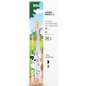 Escova Dental Infantil Caninos Bufalo Indicação 3 anos