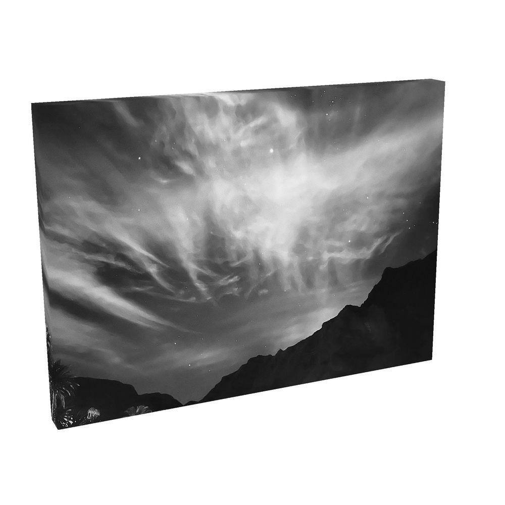 Quadro Decorativo Grande Tela c/ Borda Infinita Luz da Lua