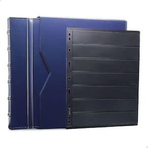 Álbum de Luxo Azul 30 Folhas para 420 Selos 3BZN P