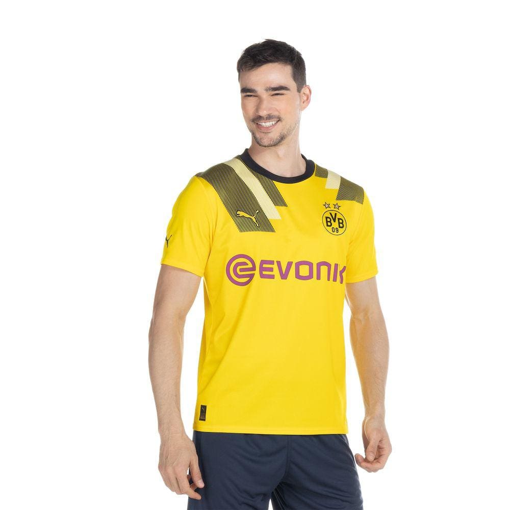 Camisa Borussia Dortmund 22 Torcedor Cup Puma - Masculina
