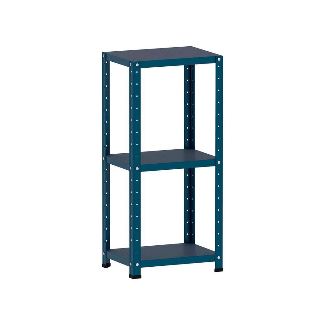 Estante De Aço 90X40x30 3 Prat. Pandin - Azul Del Rey