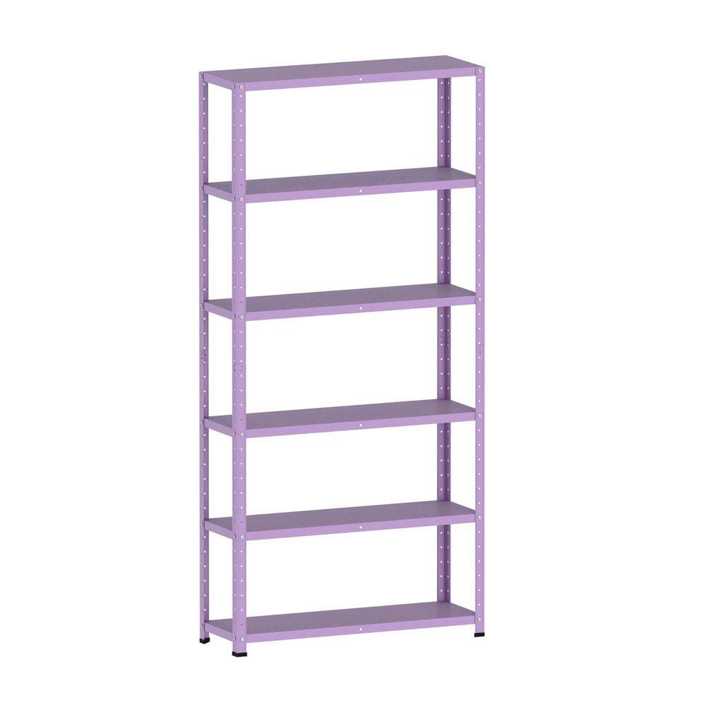 Estante De Aço 195X92x30 6 Prat. C/ Reforço Pandin - Lilás