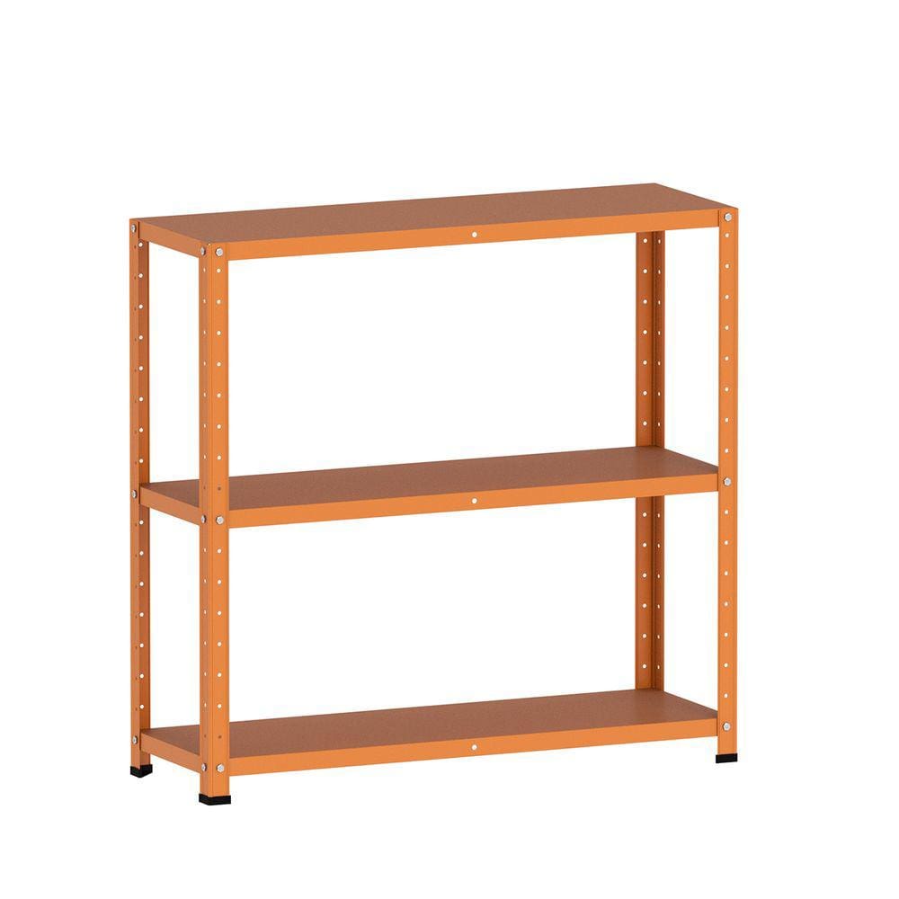 Estante De Aço 90X92x30 3 Prat. Pandin - Laranja