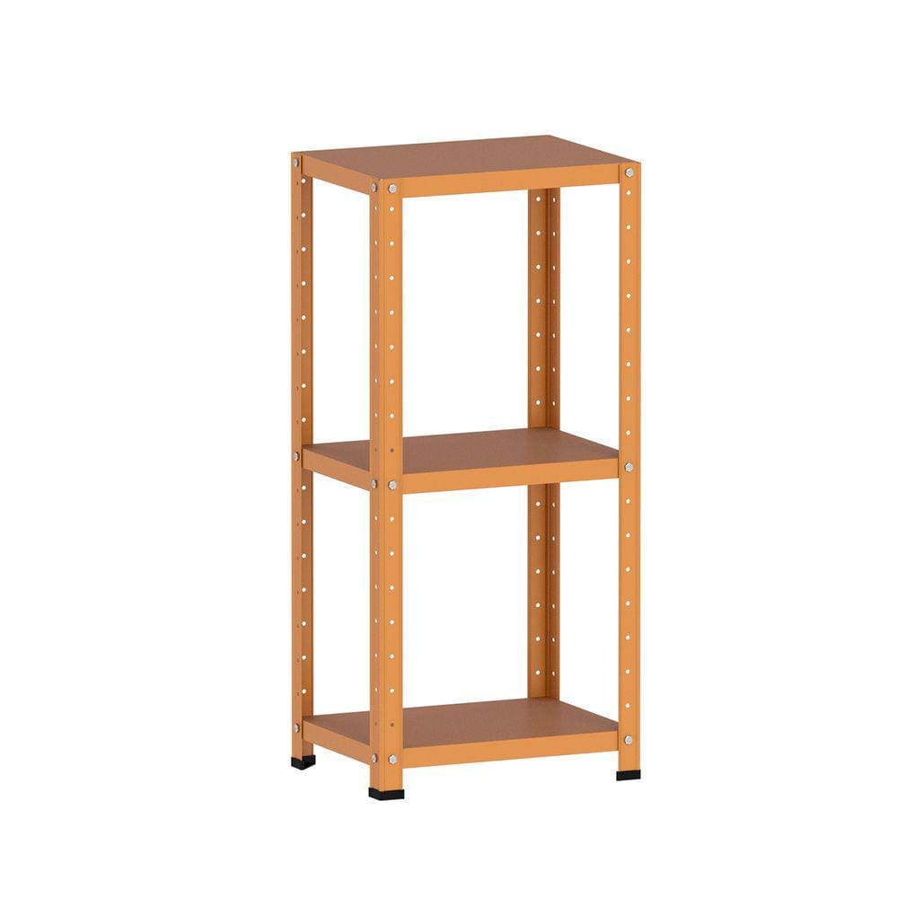 Estante De Aço 90X40x30 3 Prat. Pandin - Laranja