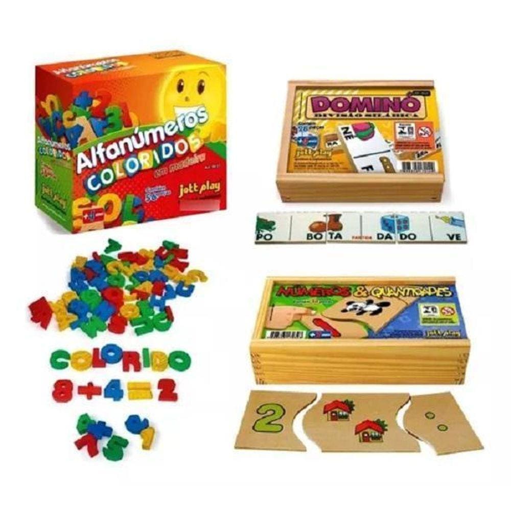 Kit Aprendendo Alfabetização E Quantidades