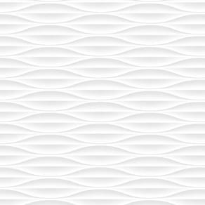 Kit 3 Rolos Papel De Parede Adesivo Ondulado Branco 3,0M