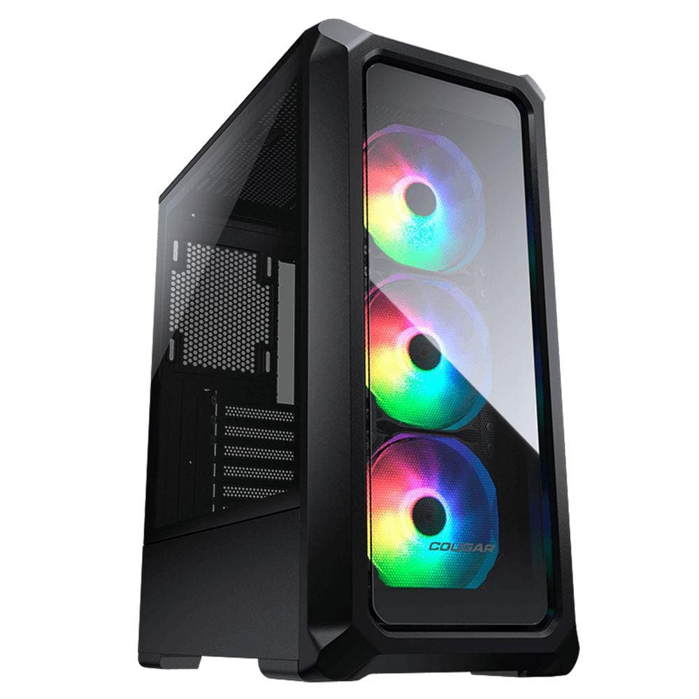 Gabinete Gamer Cougar Archon 2 RGB, Mid Tower, Vidro Temperado, 3x Fans, Preto - 385CC50.0003