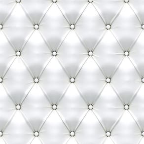 Kit 5 Rolos Papel De Parede Adesivo Couro Branco 3,0M