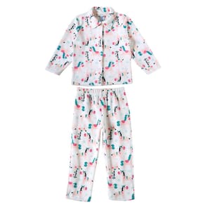 Pijama Longo Infantil Soft Bichos Divertidos  Off White Tip Top