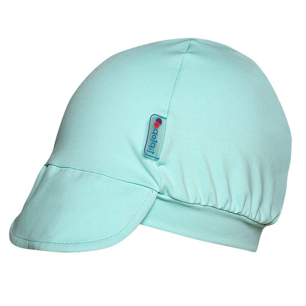 Boné Praia Infantil Proteção UV Verde Água Tip Top
