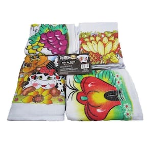 Kit Pano De Copa Estampado 12 Peças 45x80cm Realce Sultan