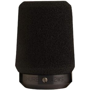 Pára-brisas Shure A2WS-BK em espuma preta p/ microfones da série 545 e SM57
