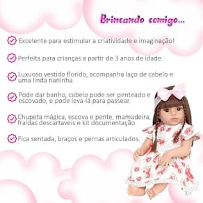 Boneca Bebê Reborn Siliconado 14 Itens Bolsa Maternidade