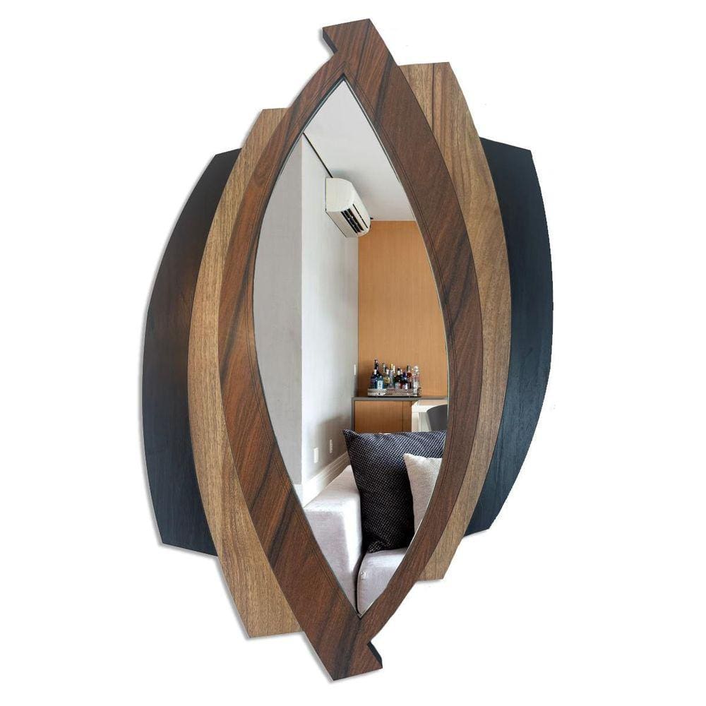 Espelho Decorativo Moldura Madeira Ddek Montreal 39X63