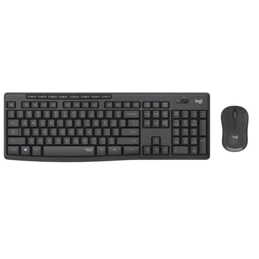 Kit Teclado E Mouse Logitech Mk295 Preto S/Fio 920-009793-C