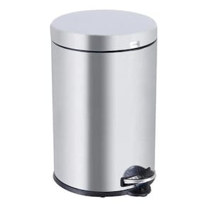 Lixeira Multiuso Aço Inox 12L Pedal Balde 43X27X27Cm Brinox