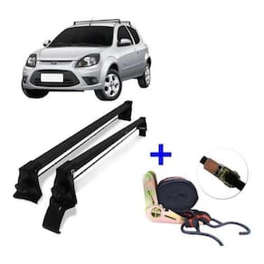 Rack Teto Bagageiro Aço Ford Ka 2008 A 2013 + Cinta Catraca