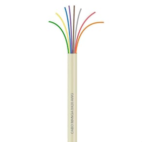 Cabo Manga 8X26 Awg - Sem Blindagem Bege - 30 Metros