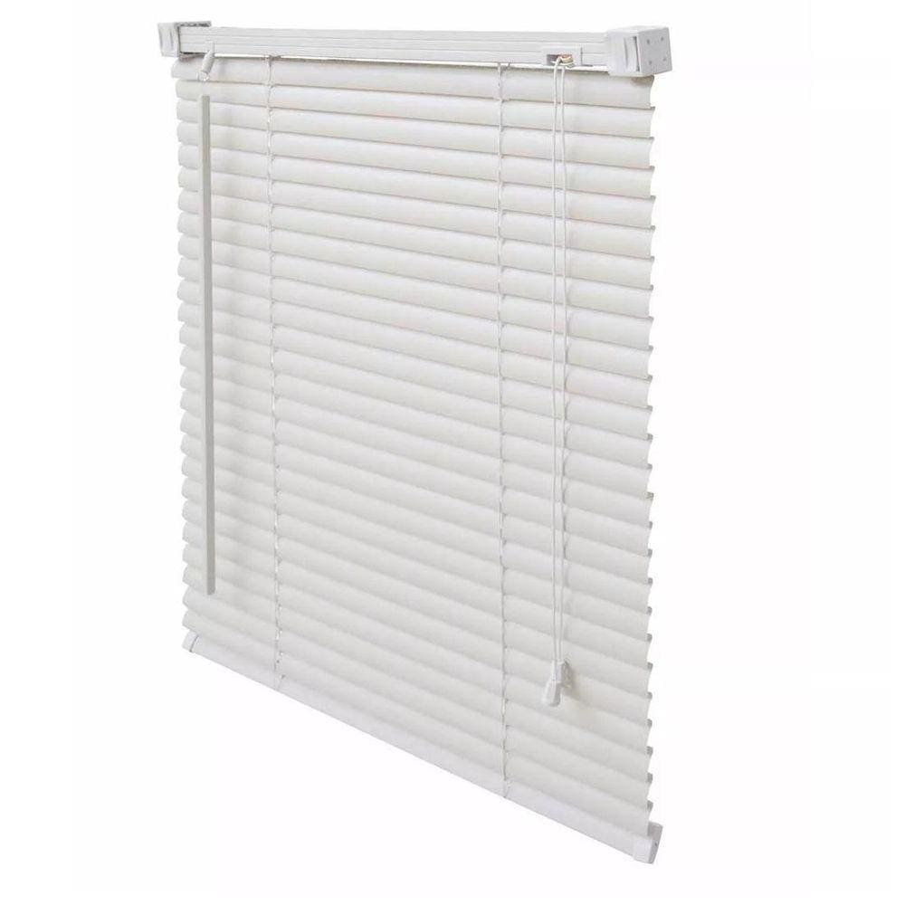 Persiana Horizontal Pvc 25Mm Branca 100 L X 160 A Cortina