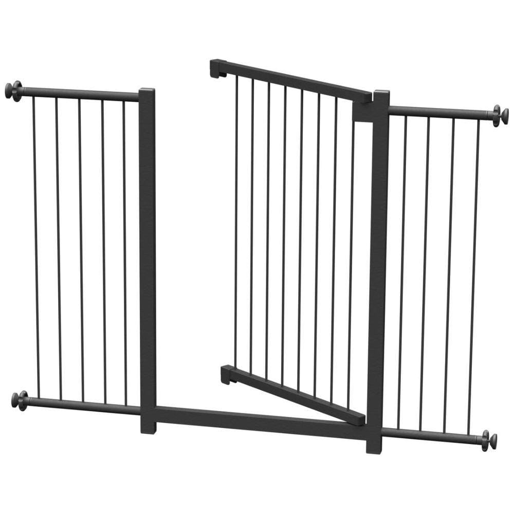 Grade Portão Pet Bebê Divisor Ambiente 103 A 108 Cm Preto