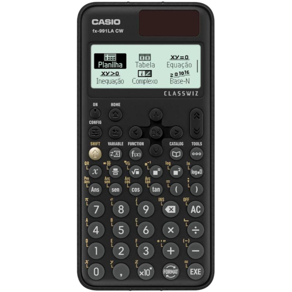 Calculadora Cientifica Classwiz Com 13 Aplicativos Preta Fx