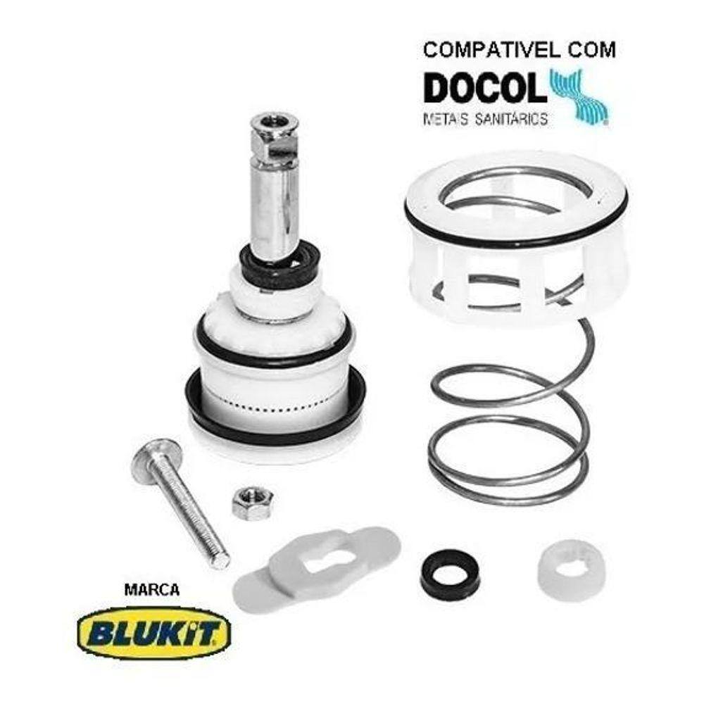 2Un Kit Reparo Acionamento Válvula Docol 1.1/4 C Mola Blukit