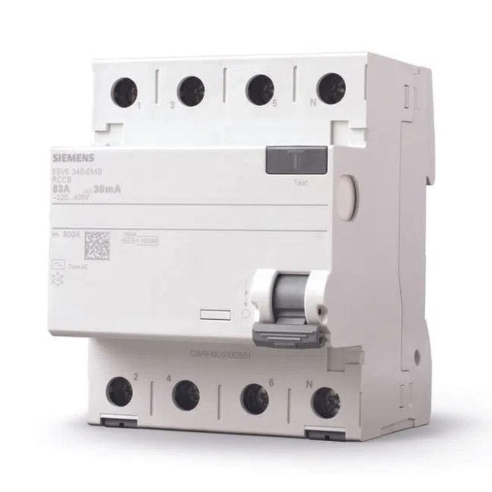 Disjuntor Dr 3P+N 63A 30Ma Ac Siemens