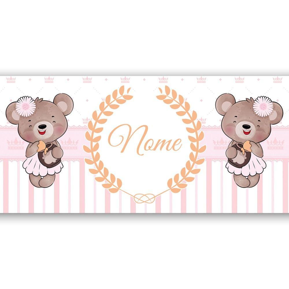 Faixa Decorativa Papel Parede Infantil Personalizado c/ Nome