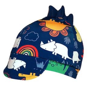 Boné Praia Infantil Proteção UV Dino Azul Royal Tip Top