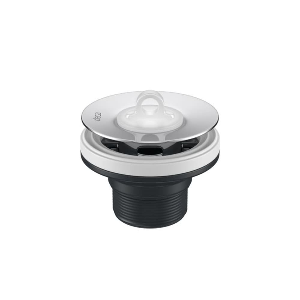 Valvula De Escoamento Com Tampa Plastica Para Lavatorio, Cuba E Bide Deca Cromado 1602.C.Pla