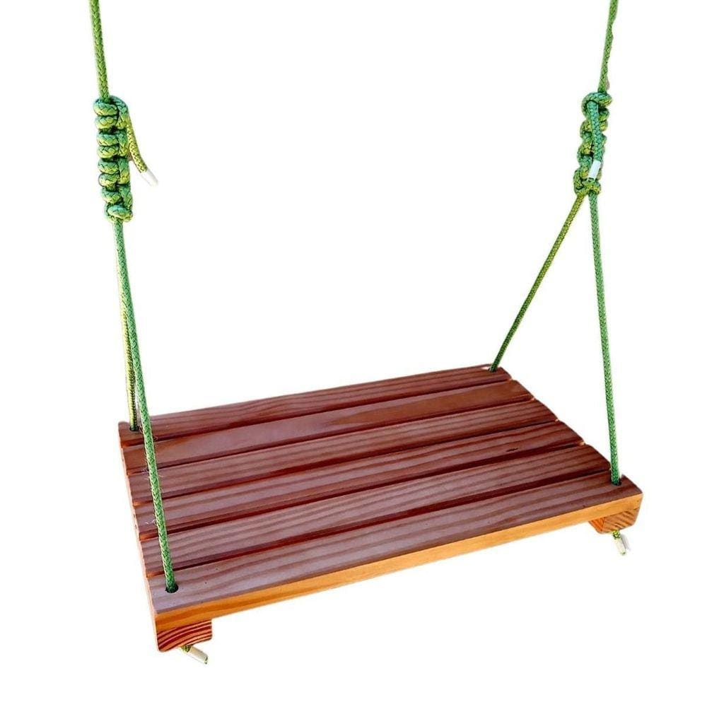 Balanço Gangorra Infantil Madeira 50X30 Suporta Até 120Kg