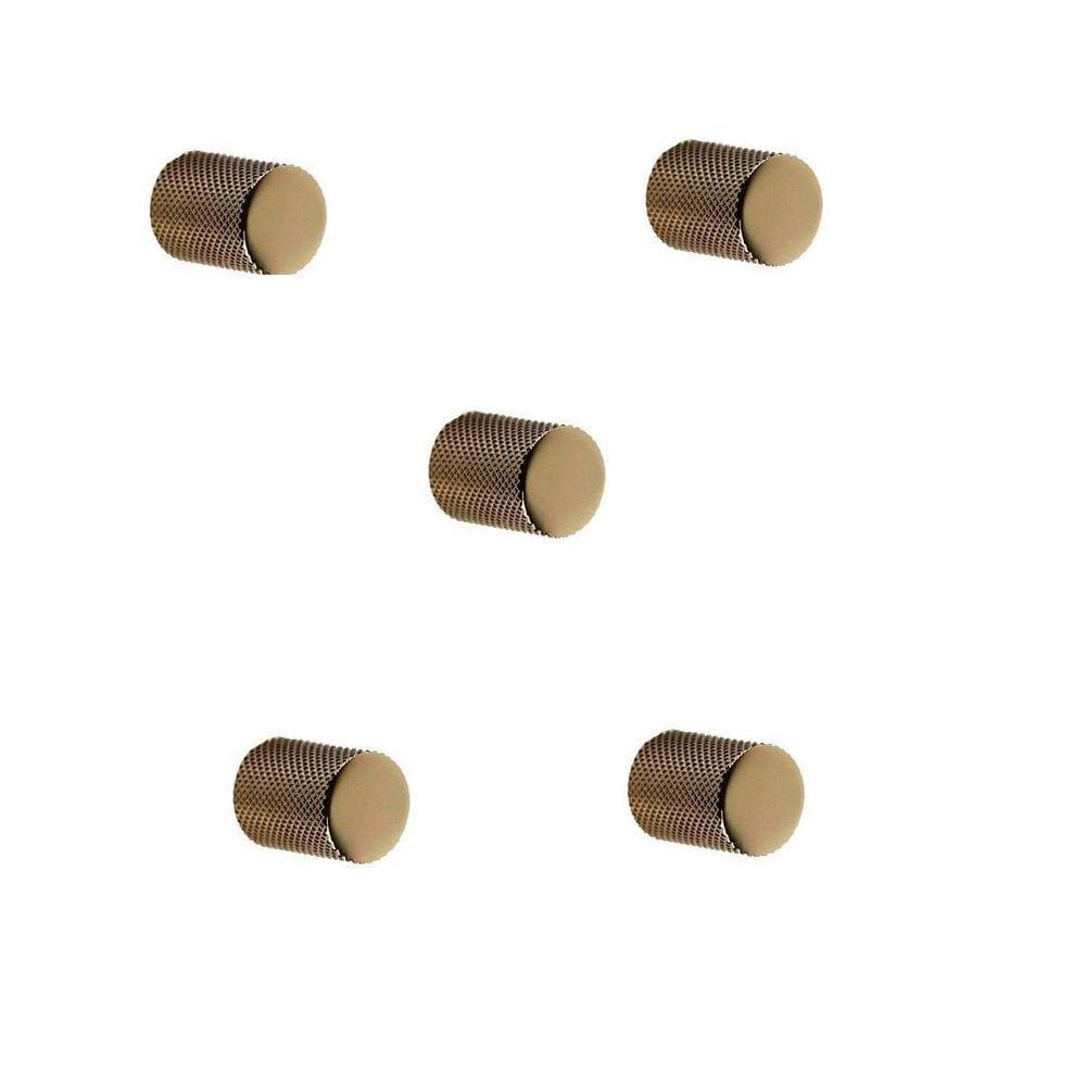 Kit 5 Puxador Bali Granado Gold  Dourado Brilhante  Zen