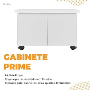 Gabinete Armario Armarinho Balcão De Banheiro Gaveteiro 80Cm