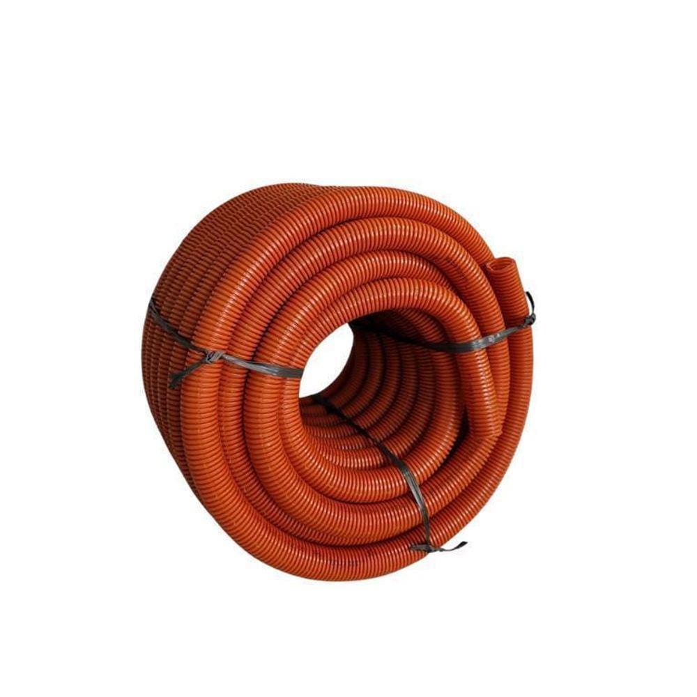 Eletroduto Corrugado Pvc Flexível Laranja Dn 32 - 1 X 25M