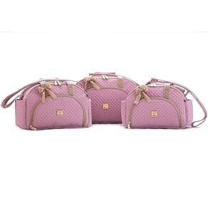 Conjunto Bolsas Maternidade Bebe Enxoval Miellu - 4 Peças