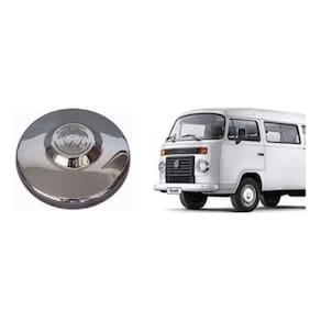 Calota 1 Pç Ferro Cromada Centro Fusca Kombi Clipper Variant