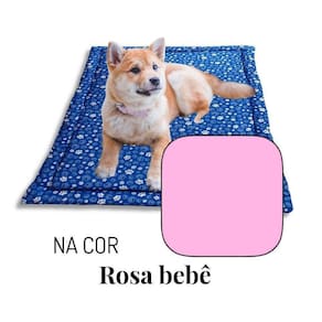Colchonete Pet P Cães E Gatos 60X40 100% Pvc - Rosa