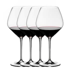 Kit 4 Taças Riedel Extreme Pinot Noir Vinho Cristal Copo Top