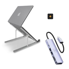 Suporte Para Notebook + Adaptador 6 Em 1 - Gshield