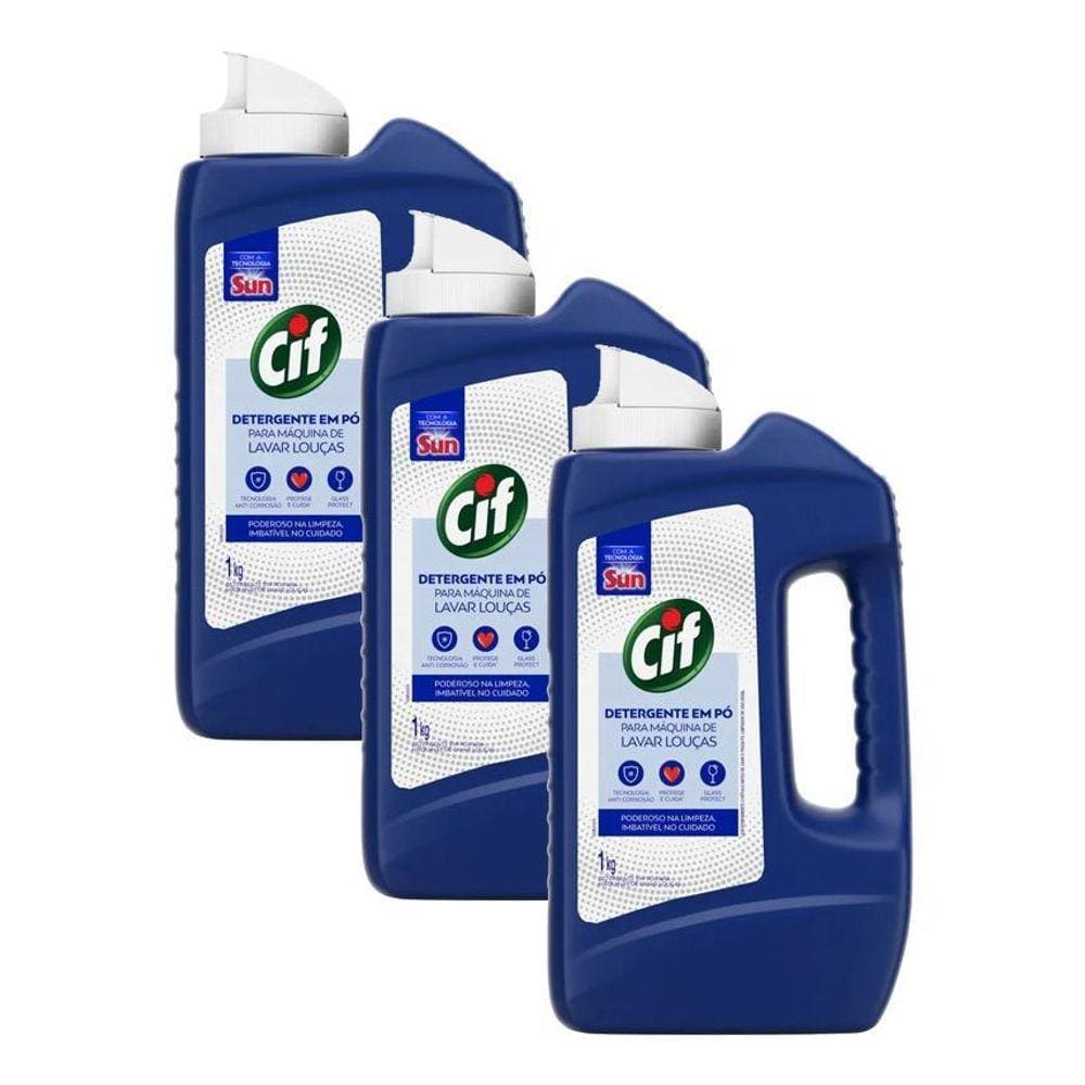 Cif Detergente Abrilhantador Para Lava Louças 1Kg