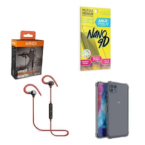 Kit Capinha Motorola G50 5G Fone Bluetooth E Película 9D