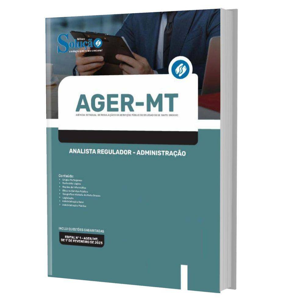 Apostila Ager Mt - Analista Regulador - Administração
