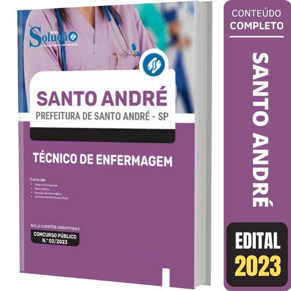 Apostila Concurso Santo André Sp - Técnico De Enfermagem