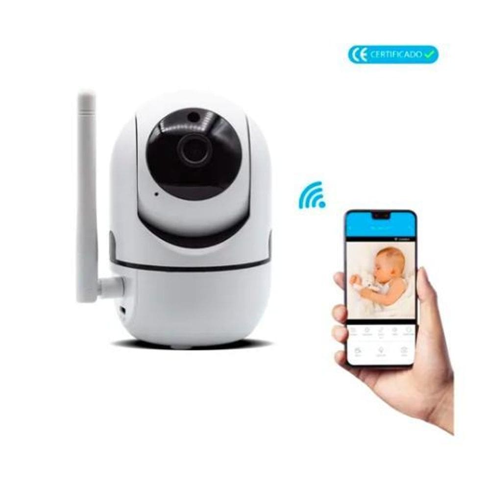 Ip Câmera Babá Wifi 360º Visão Noturna Yoosee