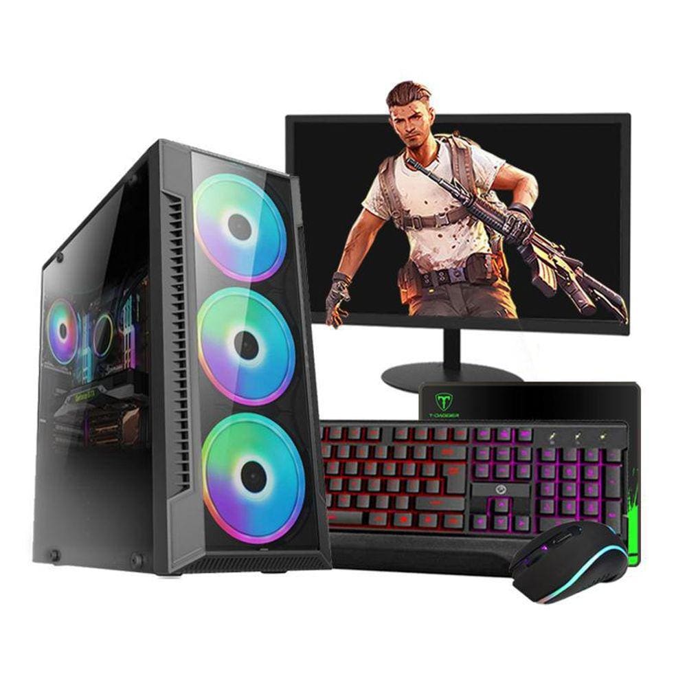 Pc Gamer Completo Hércules Intel i3 3º Ger. GT 730 4GB 8GB HD 500GB Wi-fi