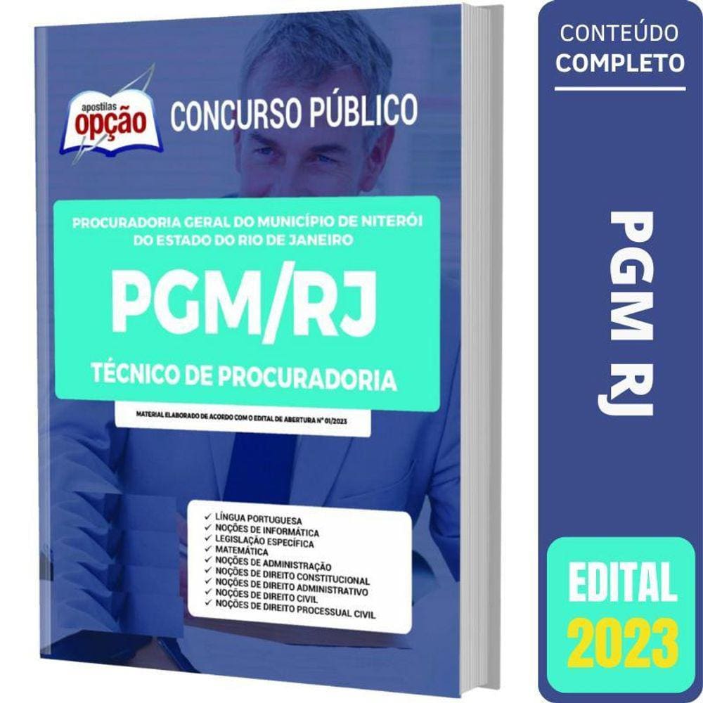 Apostila Concurso Pgm Rj - Técnico De Procuradoria